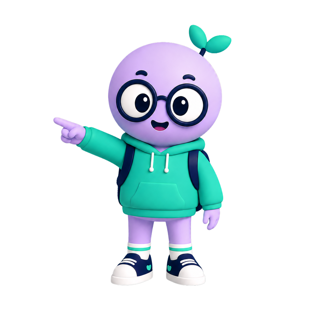 Cog pointing up enthusiastically