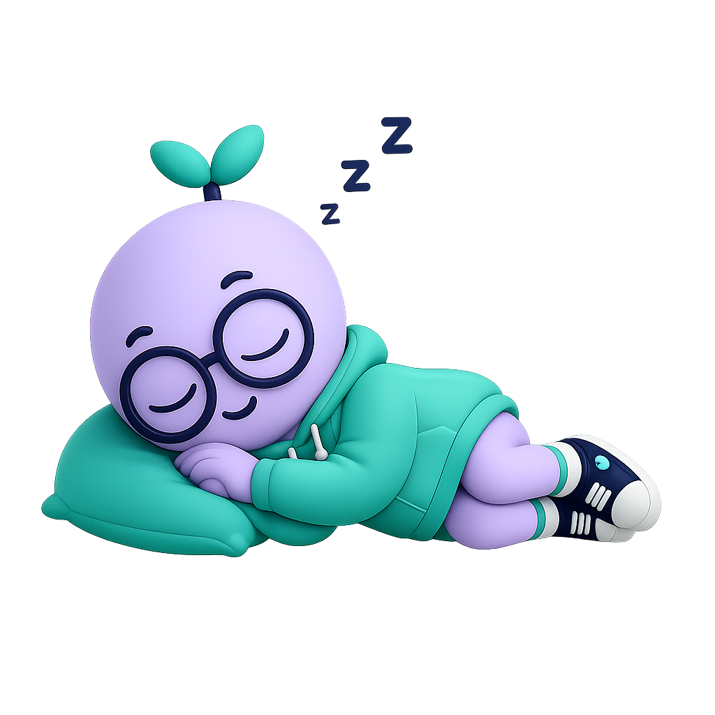 Cog sleeping peacefully