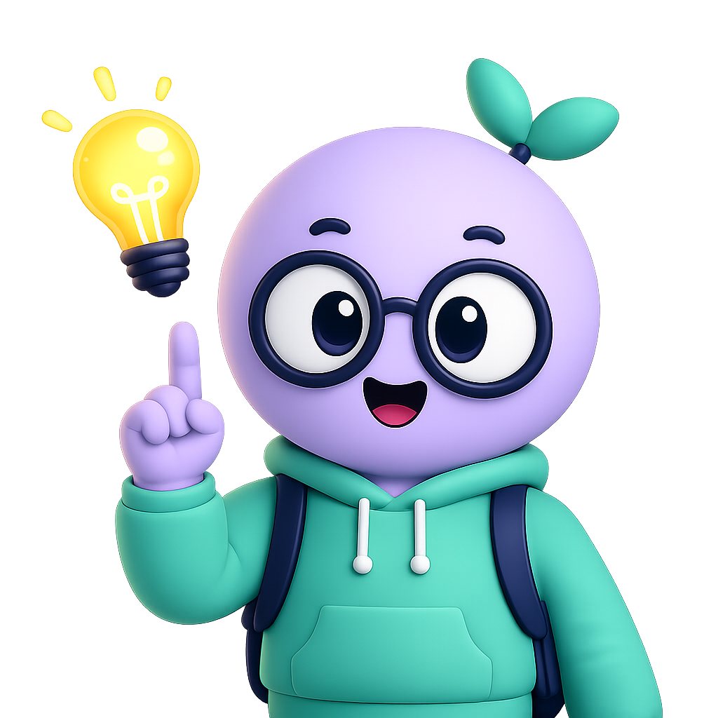 Cog giving a tip with a lightbulb above his head